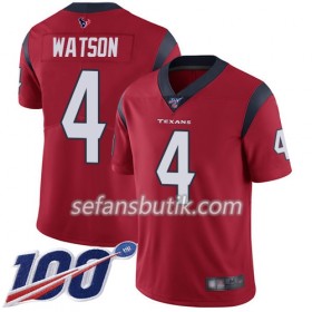Houston Texans Tröjor Deshaun Watson 4 Nike Röd 100th - Herr